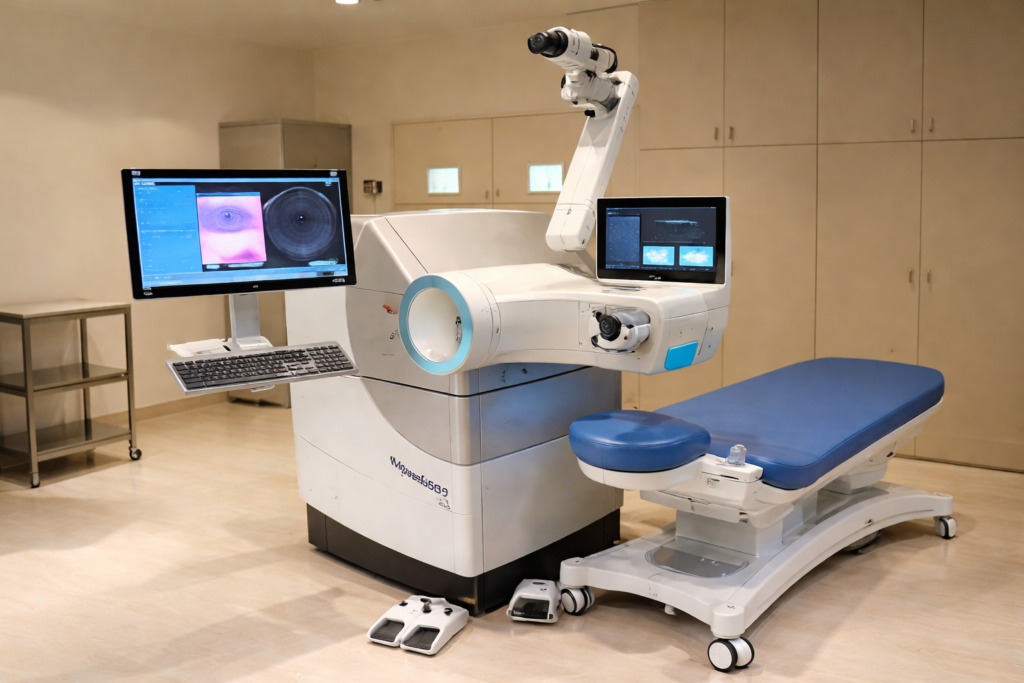 LASIK laser eye surgery machine at Vision Care Eye Clinic Bahawalpur